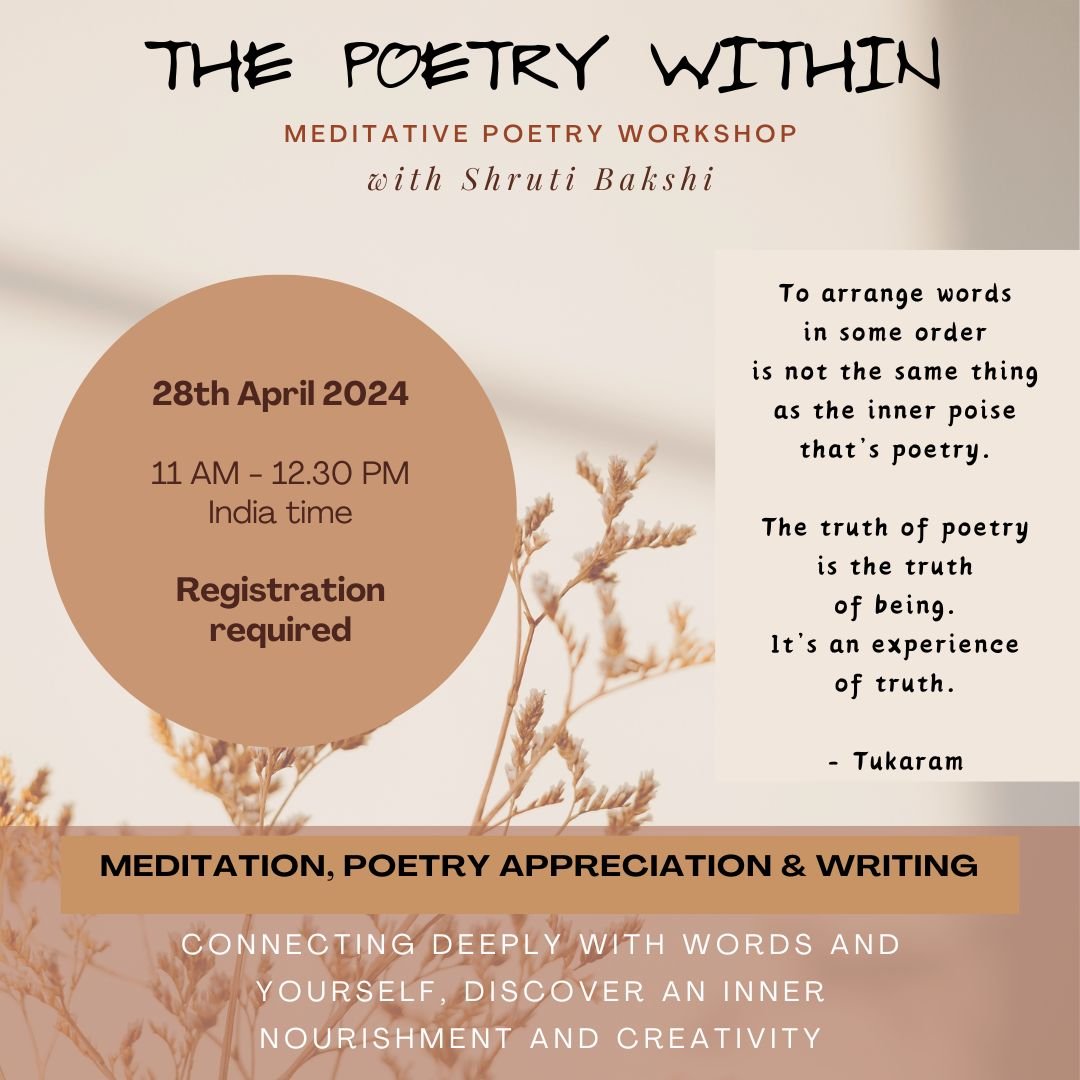 The Poetry Within, an Immersive Workshop